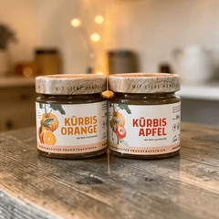 Handgemachter Kürbis-Orange Fruchtaufstrich mit Ingwer vom Hof