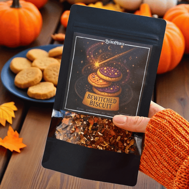Bewitched Biscuit – Früchtetee mit Vanille-Mandel-Geschmack | Limitierter Herbst Tee