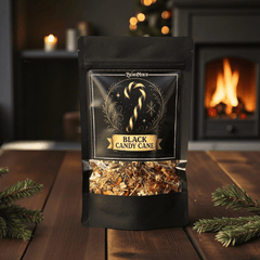 Black Candy Cane – Früchtetee mit süßer Minze & winterlicher Magie | Limitierter Winter Tee