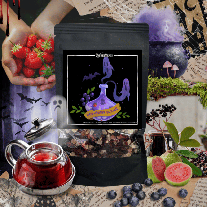 Boo-Berry Elixier – Früchtetee mit intensivem Beeren Geschmack | Halloween Tee