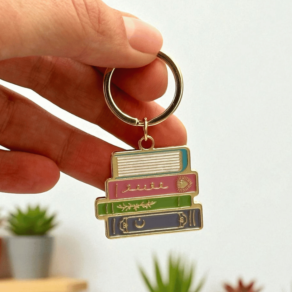 Book Worm Schlüsselanhänger – für Leseratten & Cozy Reader
