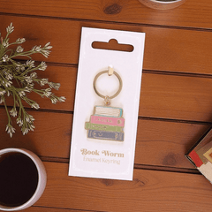 Book Worm Schlüsselanhänger – für Leseratten & Cozy Reader