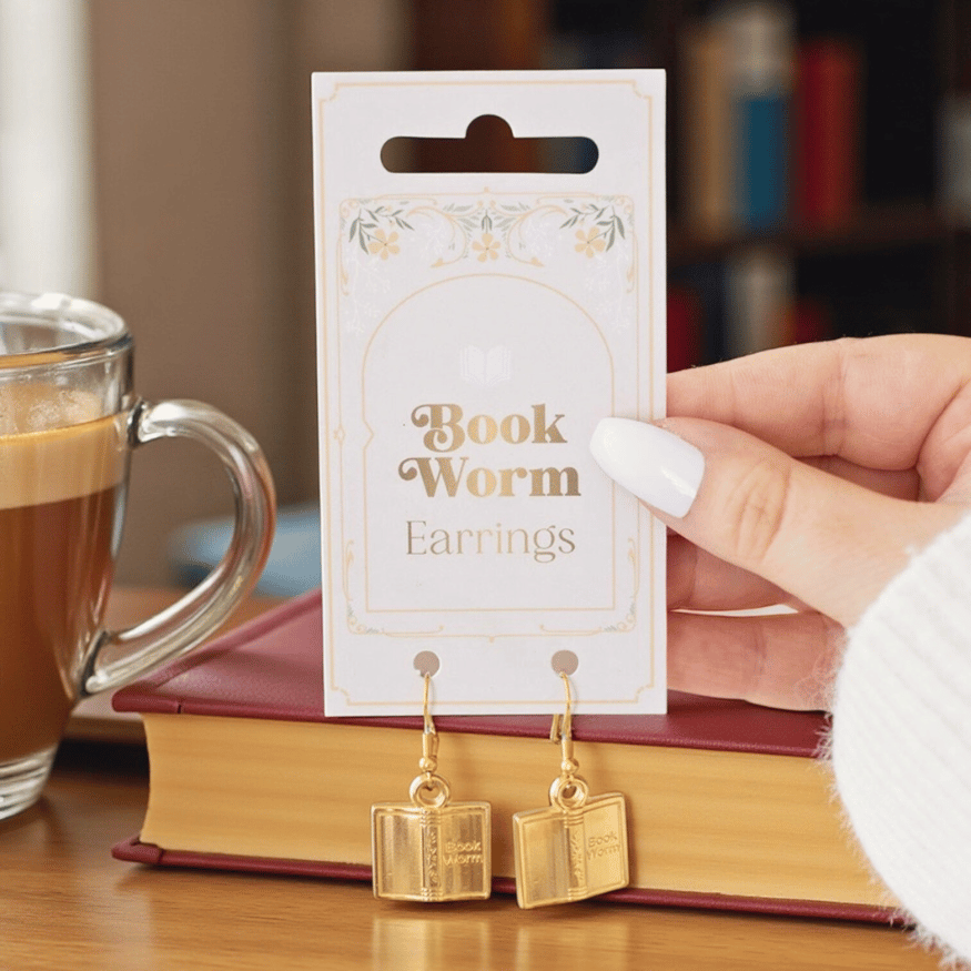 Booklover Ohrringe – Geschenk für Buchliebhaber
