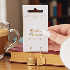 Booklover Ohrringe – Geschenk für Buchliebhaber
