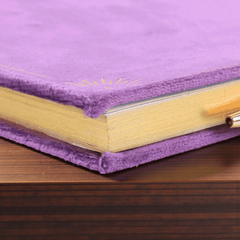 Book of Spells Journal mit Amethyst-Stift – liniertes Notizbuch A5