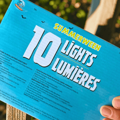 Bunte Kürbis-Lichterkette – Summerween Dekobeleuchtung