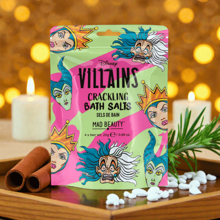 Disney Villains Knister-Badesalz – Erdbeerduft Badezusatz