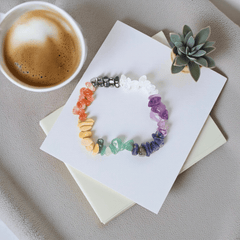 Chakra-Armband – 7-Stein Edelsteinarmband zur Energiebalance