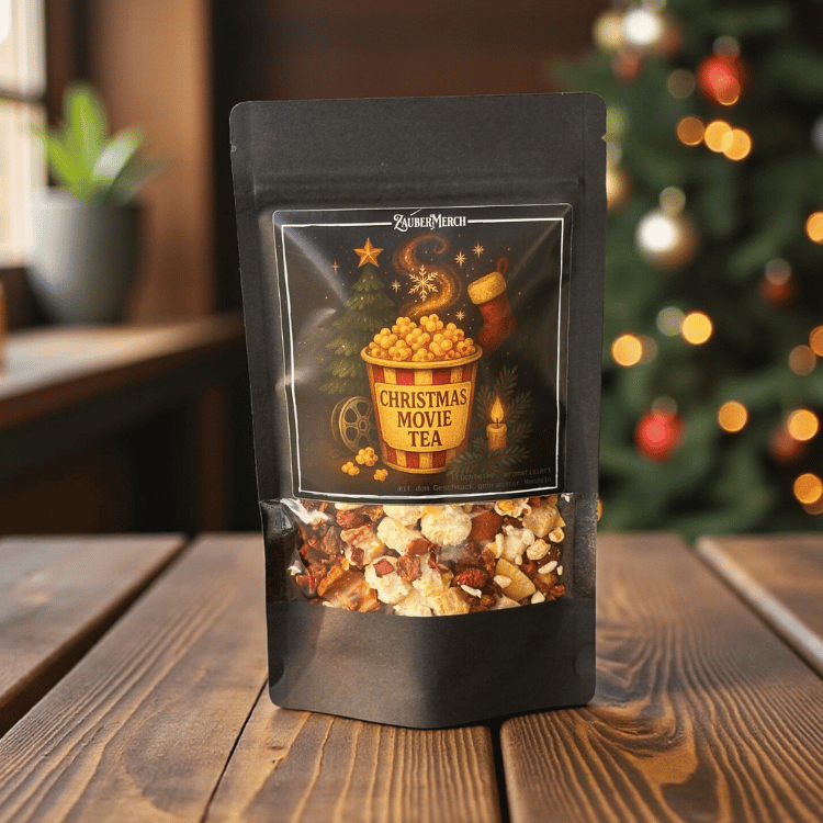 Christmas Movie Tea – Früchtetee mit gebrannten Mandeln & Popcorn | Limitierter Winter Tee