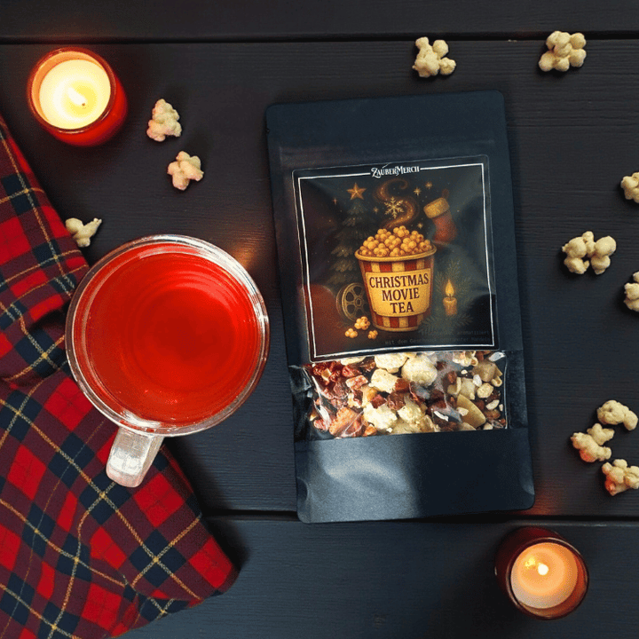 Christmas Movie Tea – Früchtetee mit gebrannten Mandeln & Popcorn | Limitierter Winter Tee