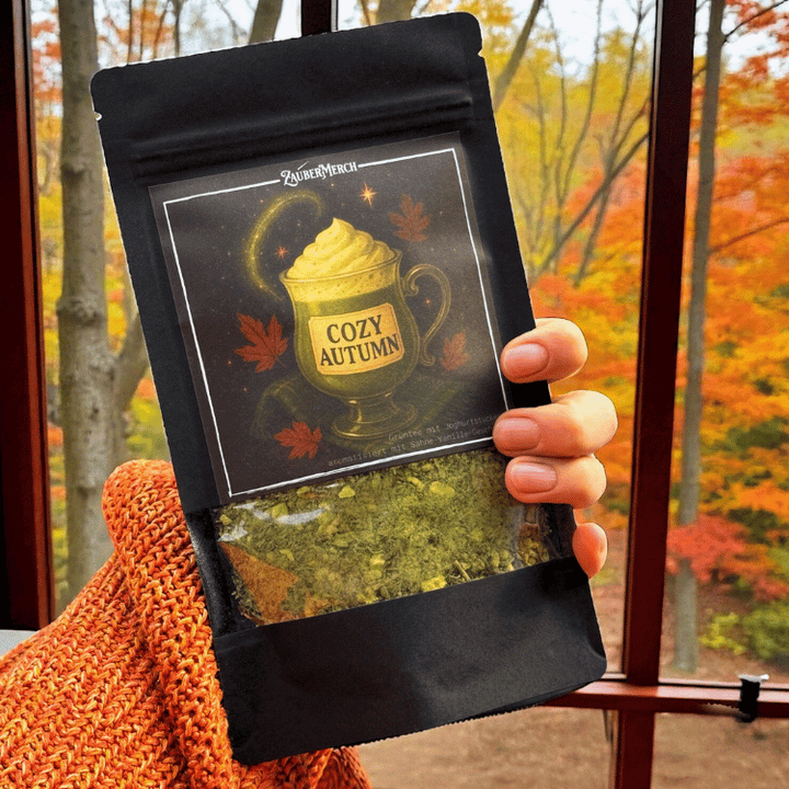 Cozy Autumn – Grüner Tee mit Matcha, Sahne & Vanille | Limitierter Herbst Tee