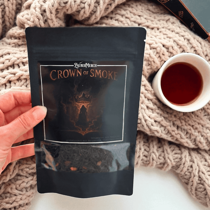 Crown of Smoke – Drachen Schwarztee mit Bergamotte & Smoke | Limitierter Booklover Tee