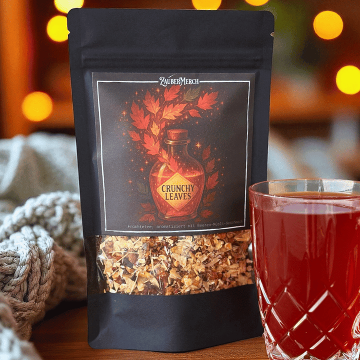 Crunchy Leaves – Früchtetee mit Beeren-Müsli-Geschmack | Limitierter Herbst Tee