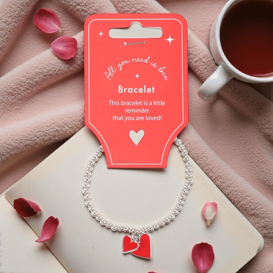 Doppel-Herz Armband – Schmuck Geschenk für Freundschaft und Liebe