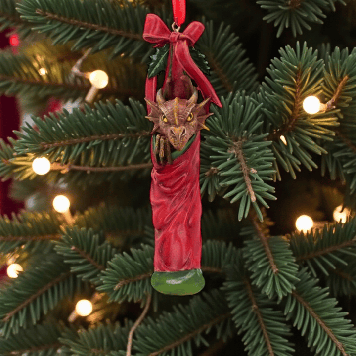Drachen Weihnachtsanhänger – Anne Stokes Fantasy Design
