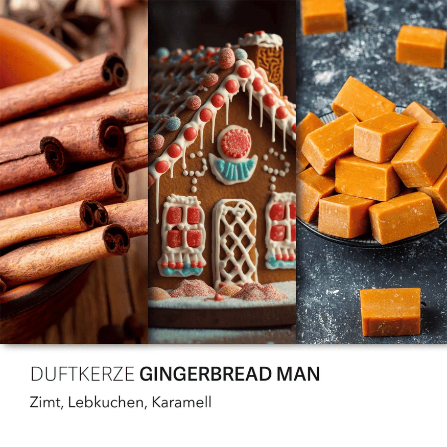 Duftkerze Lebkuchenmann – 510 g / 100 Stunden (Candle Brothers)