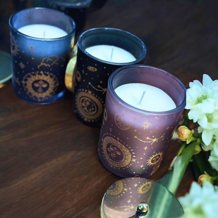 Astro Duftkerzen – Sonne, Mond & Sterne