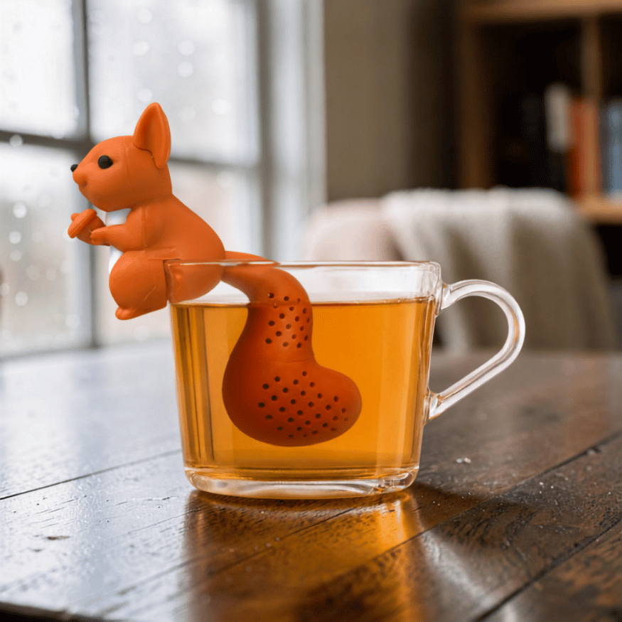 Eichhörnchen Tee-Ei für gemütliche Teepausen