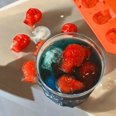 Eiswürfelformen Halloween – Totenkopf & Kürbis aus Silikon