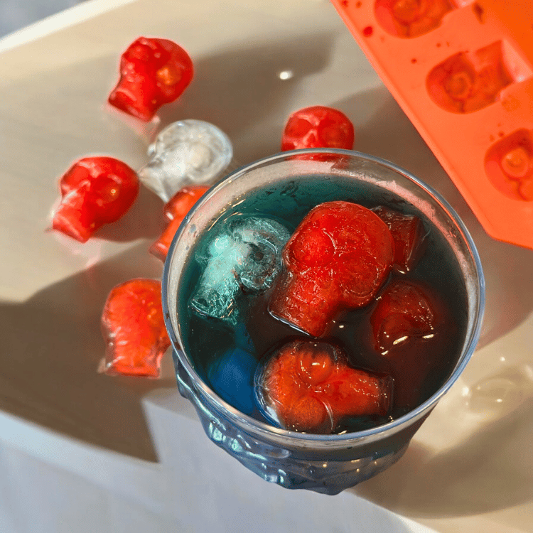 Eiswürfelformen Halloween – Totenkopf & Kürbis aus Silikon