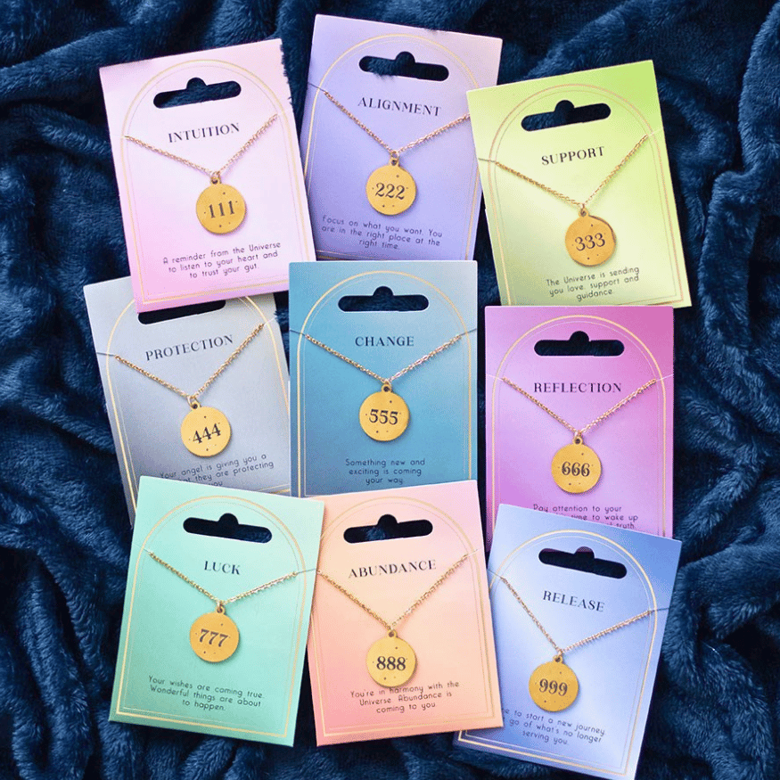 Engelzahlen Halskette