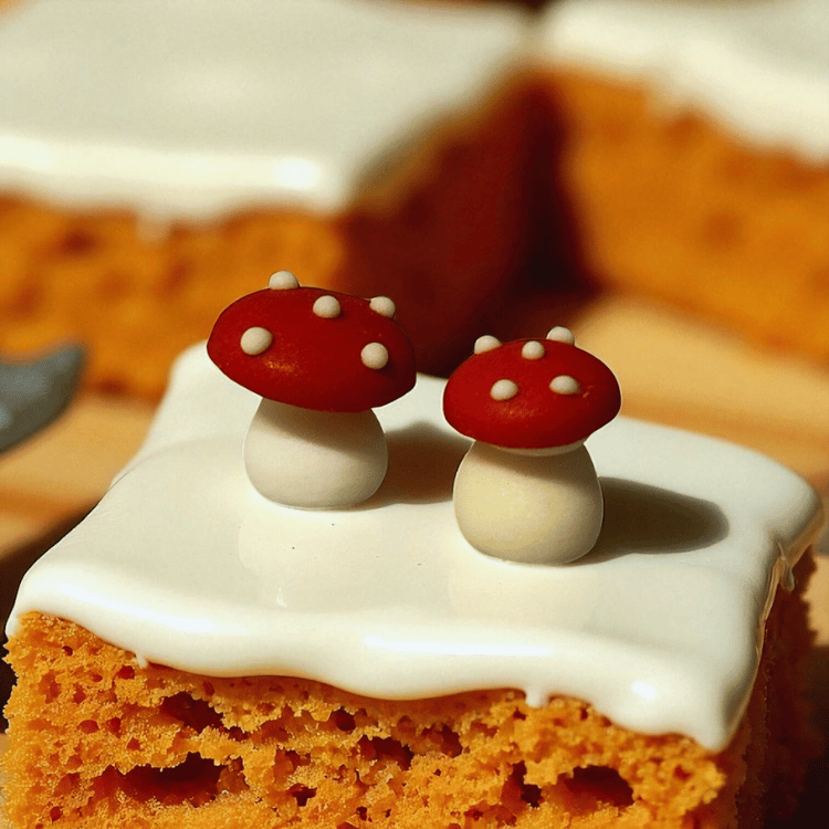 Essbare 3D Deko Pilze aus Zucker für Herbst-Torten & Cupcakes