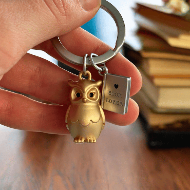 Eulen-Schlüsselanhänger von metal morphose®