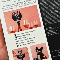 Fledermaus Korkenzieher und Flaschenöffner – Vino