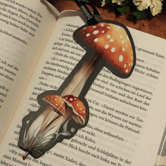 Fliegenpilz Lesezeichen und Kugelschreiber