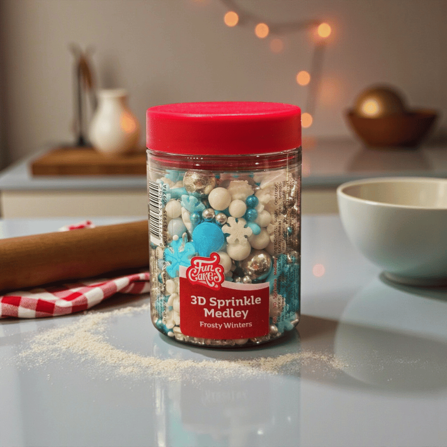Weihnachts Streusel-Mix 3D verschiedene Winter Varianten (70g)