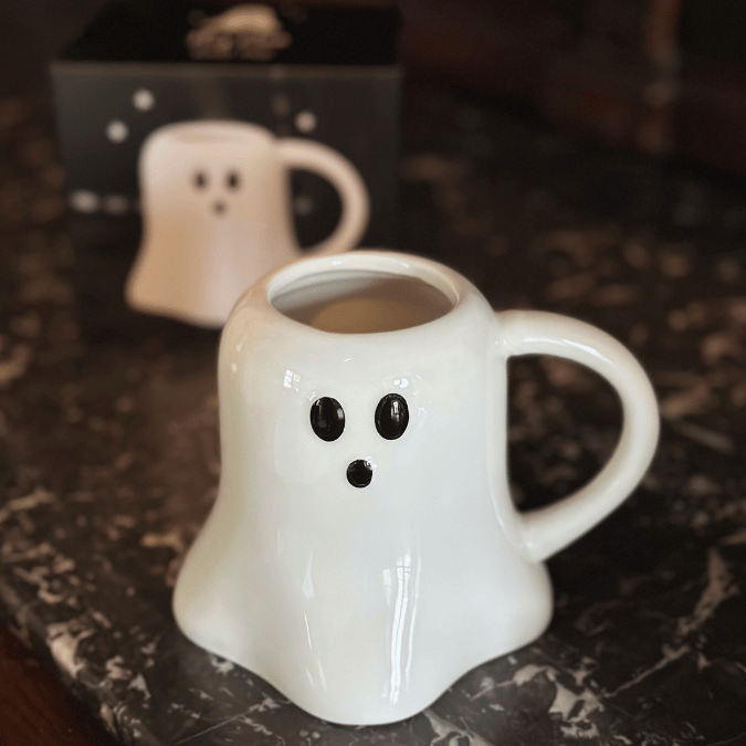 Kürbis Tasse mit Ahornblättern I ZauberMerch