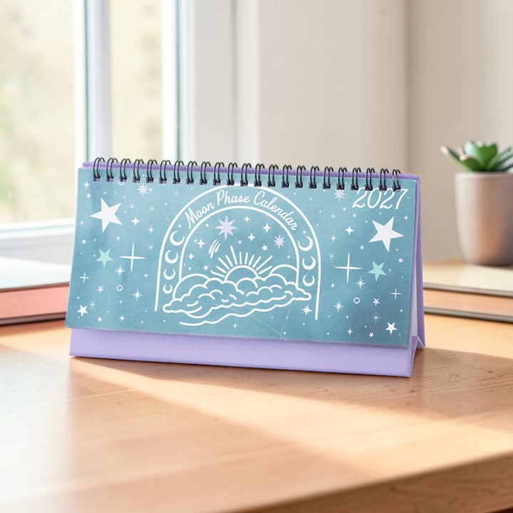 Mondphasen Tischkalender 2027