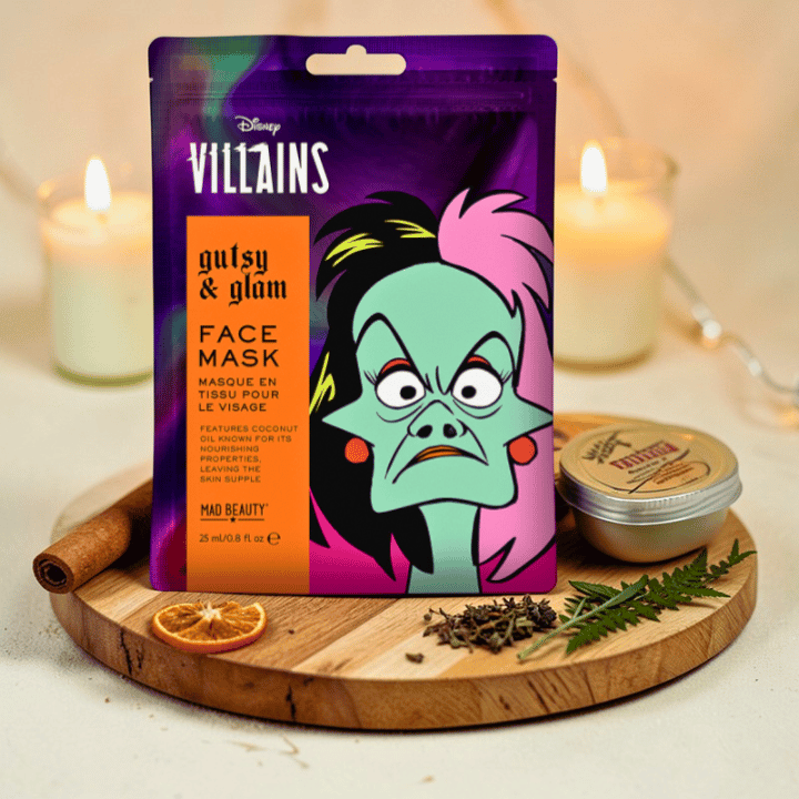 Disney Villains Tuchmasken Bundle – 4er Set für dein Selfcare-Ritual
