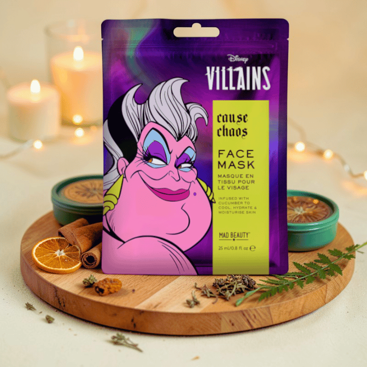 Disney Villains Tuchmasken Bundle – 4er Set für dein Selfcare-Ritual