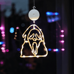Ghost Face Fensterlicht – Offiziell lizenziert von Fun World USA