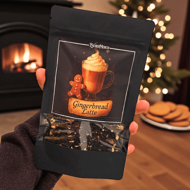 Gingerbread Latte – Weihnachtlicher Schwarztee mit Mandel & Vanille | Limitierter Winter Tee