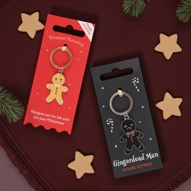 Gingerbread Schlüsselanhänger – Cute oder Spooky? Zwei zur Auswahl