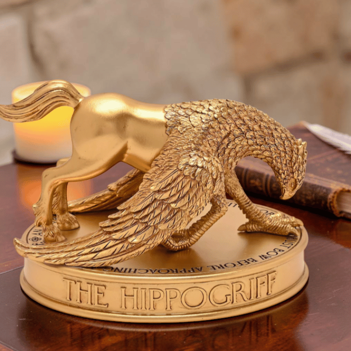Harry Potter Figur Seidenschnabel – Goldene Hippogreif-Figur