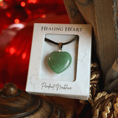 Kristall Herz-Halskette