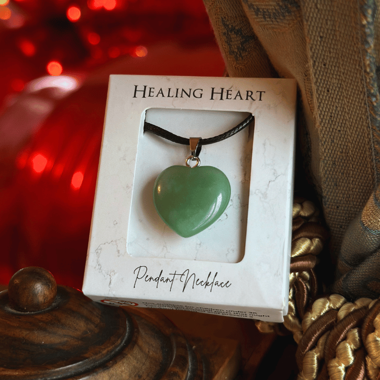 Kristall Herz-Halskette