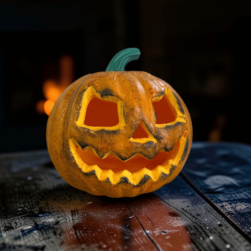 Halloween-Deko Kürbis aus Schaumstoff (20 cm) – ZauberMerch