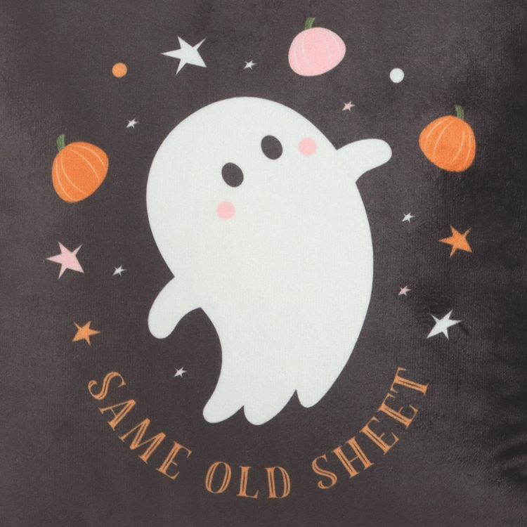 Halloween Kissen mit Geist – Sweet & Spooky oder Lustiger Spruch