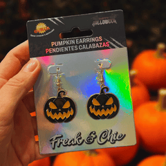 Halloween Kürbis Ohrringe – Spooky Accessoire