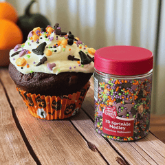 Halloween Streusel – Streudeko für Cupcakes, Kekse & Torten (70 g)