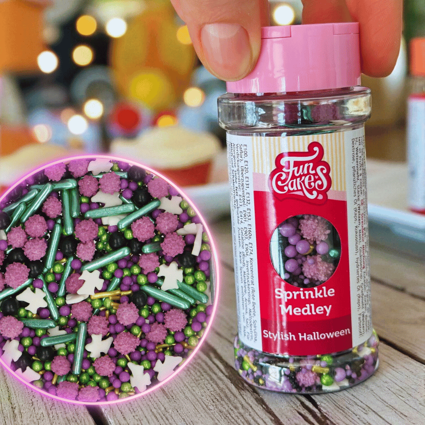 Spooky Streusel – Zuckerstreudeko für Cupcakes, Kekse & Torten