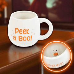 Halloween Tasse mit Gespenst – versteckter Geist Geister-Tasse