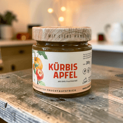 Handgemachter Kürbis-Apfel Fruchtaufstrich vom Hof