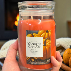 Yankee Candle Spiced Pumpkin Duftkerze im Glas