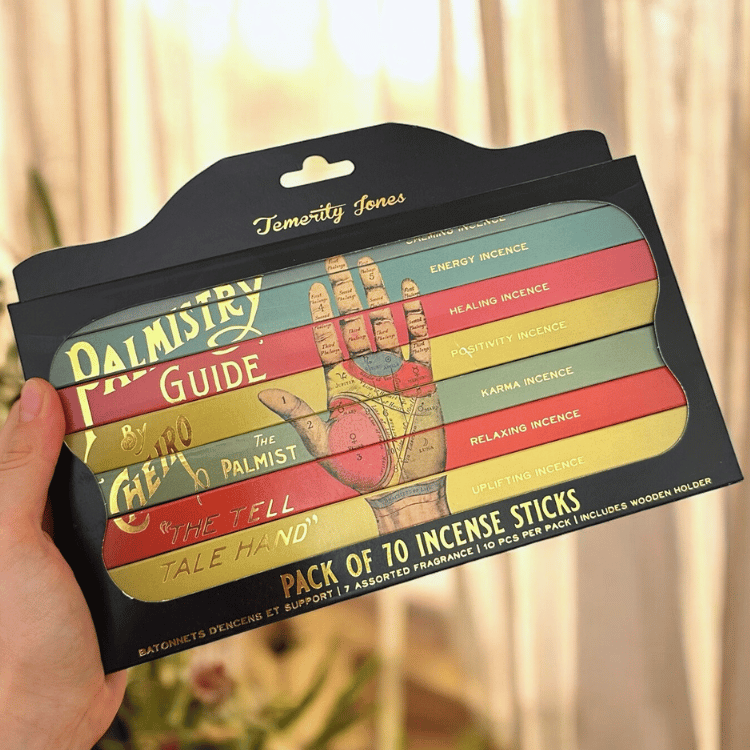 Phrenologie Räucherstäbchen – 70er Pack mit Halter (2 Designs)