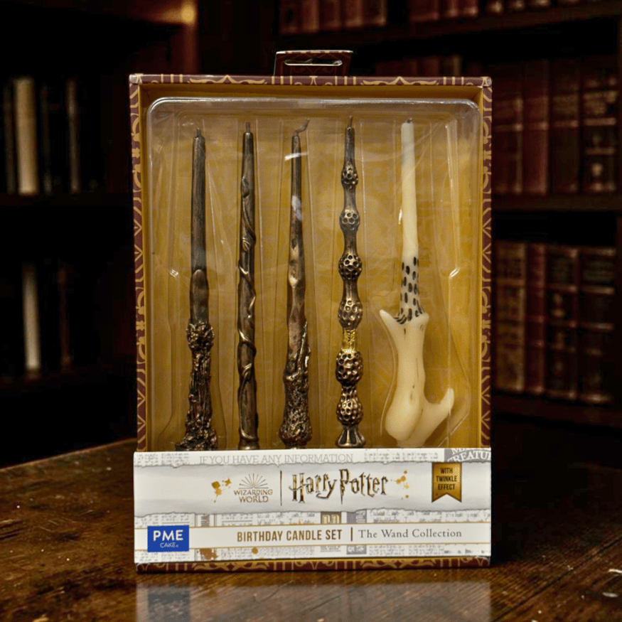 Harry Potter Kerzen als Zauberstäbe im 5er-Set – ZauberMerch